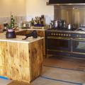 cucina in abete di recupero