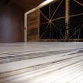Parquet in abete di recupero da dispensa